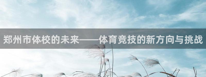 vsport体育官网下载:郑州市体校的未来——体育竞技的新方
